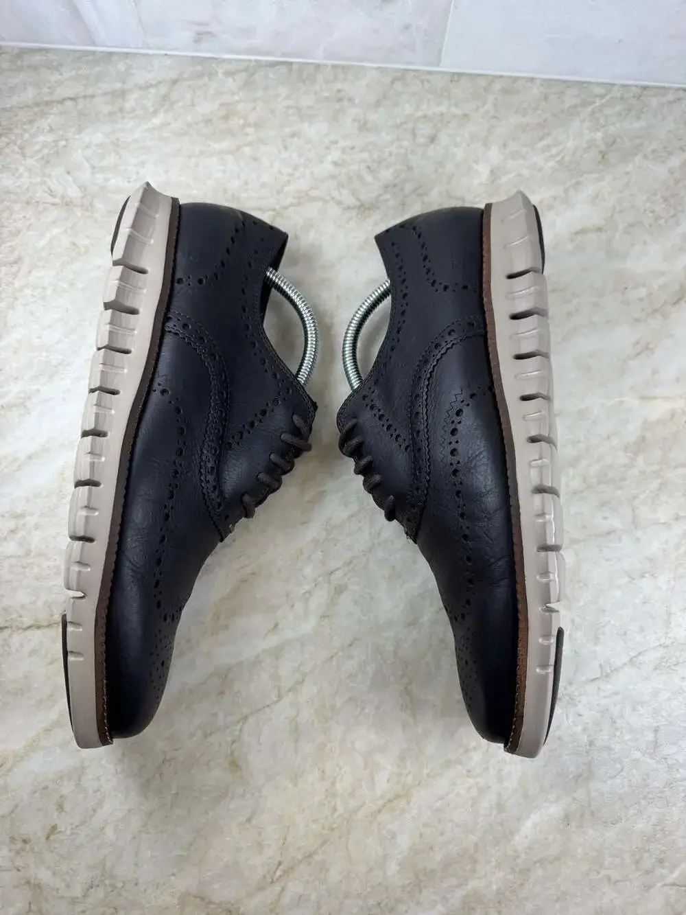 Cole Haan OriginalGrand Wingtip Oxford Shoes Dark Brown Leather Men’s 9M